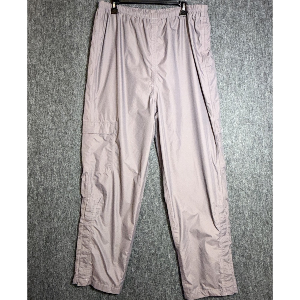 Coleman Mens Lightweight Nylon Hiking Pants Mesh Lined Gray Outdoor Size Large‎